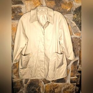 Brem rainwear tan jacket